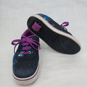 HEELYS Launch 2.0 Wheeled Shoe Youth US 6 Women 7 EU 38 Black Outer Space Galaxy
